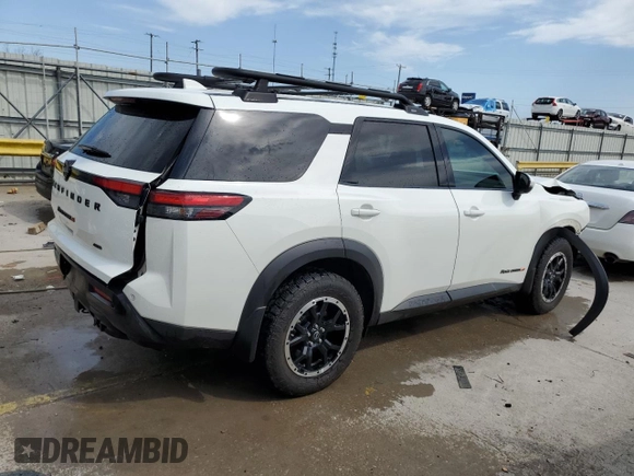 2024 Nissan Pathfinder Rock Creek z VIN 5N1DR3BD3RC246573, wystawiony jako Copart lot #53713415 z przebiegiem 37 469 mil mil oraz Szkoda całkowita • Salvage title. Historia ofert i sprzedaży dostępna na DreamBid. Obrazek 3.