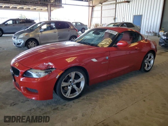 2012 BMW Z4 sDrive28i with VIN WBALL5C53CJ103546, listed as a Copart auction lot 62363535 with 60,626 mi miles and Clean title. Bid and sale history available at DreamBid. Image 1.