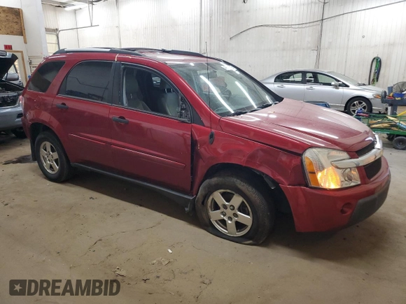 2005 Chevrolet Equinox LS with VIN 2CNDL23F756168474, listed as a Copart auction lot 49391535 with 72,288 mi miles and Salvage Title. Bid and sale history available at carsss.com. Image 4.