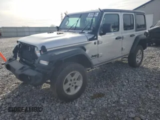 2023 Jeep Wrangler Willys with VIN 1C4HJXDG2PW671483, listed as a Copart auction lot 46990395 with 15,087 mi miles and Salvage Title. Bid and sale history available at DreamBid. Image 1.