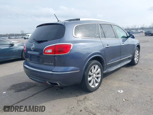 2014 Buick Enclave Premium with VIN 5GAKRCKD1EJ286024, listed as a IAAI auction lot 41644018 with 98,766 mi miles and . Bid and sale history available at DreamBid. Image 4.