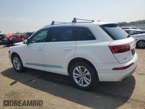 2018 Audi Q7 Premium with VIN WA1AAAF72JD053945, listed as a Copart auction lot 60673375 with 190,963 mi miles and Salvage title. Bid and sale history available at DreamBid. Image 2.