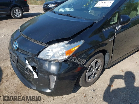 2012 Toyota Prius One with VIN JTDKN3DU3C5531936, listed as a IAAI auction lot 42138273 with 142,898 mi miles and . Bid and sale history available at DreamBid. Image 6.