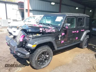2021 Jeep Wrangler Unlimited Sport S with VIN 1C4HJXDG7MW714968, listed as a IAAI auction lot 41983752 with 50,980 mi miles. Bid and sale history available at carsss.com. Image 18.