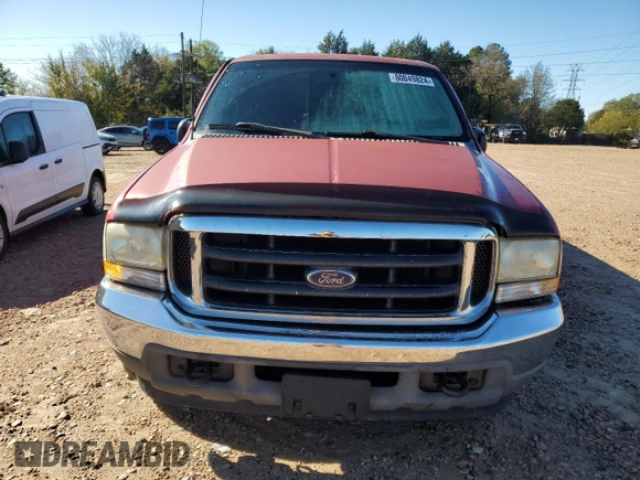 2002 Ford Super Duty F-250 XL with VIN 1FTNF20L92EC03484, listed as a Copart auction lot 80049824 with 226,778 mi miles and Salvage Title. Bid and sale history available at carsss.com. Image 5.