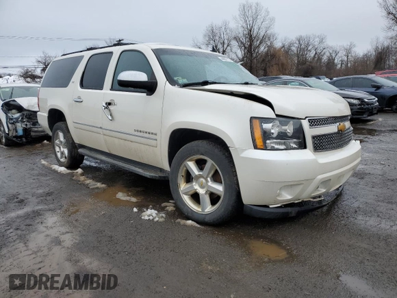 2012 Chevrolet Suburban LTZ with VIN 1GNSKKE77CR326213, listed as a Copart auction lot 44882115 with 132,842 mi miles and Salvage Title. Bid and sale history available at carsss.com. Image 4.