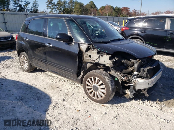 2014 FIAT 500L Easy with VIN ZFBCFABH9EZ002310, listed as a Copart auction lot 83619764 with 66,175 mi miles and Salvage Title. Bid and sale history available at carsss.com. Image 4.