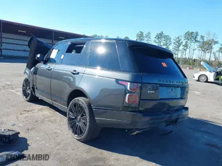2019 Land Rover Range Rover HSE with VIN SALGS2RK3KA543096, listed as a IAAI auction lot 41295942 with 47,041 mi miles. Bid and sale history available at carsss.com. Image 3.