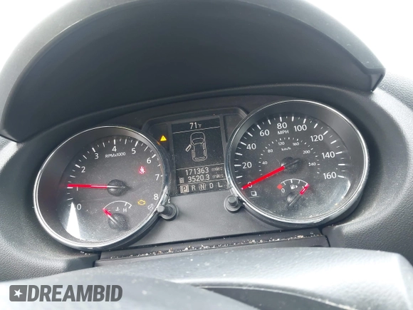 2015 Nissan Rogue S with VIN JN8AS5MV9FW761363, listed as a IAAI auction lot 42146013 with 171,363 mi miles and . Bid and sale history available at DreamBid. Image 7.