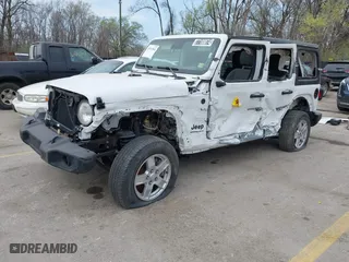 2024 Jeep Wrangler Sport S with VIN 1C4PJXDN7RW243762, listed as a IAAI auction lot 41912844 with 18,935 mi miles. Bid and sale history available at carsss.com. Image 21.