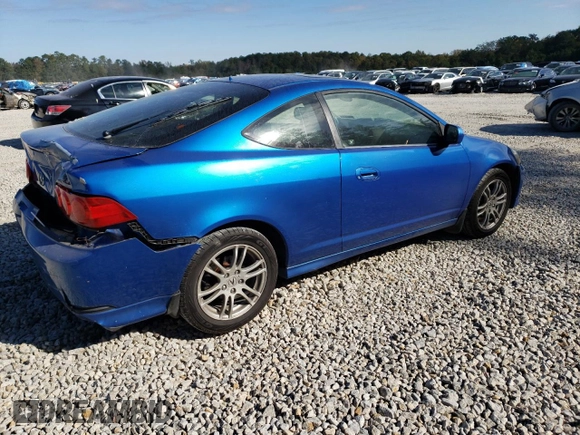 2005 Acura RSX with VIN JH4DC54885S002515, listed as a Copart auction lot 80647994 with 138,461 mi miles and Salvage Title. Bid and sale history available at carsss.com. Image 3.
