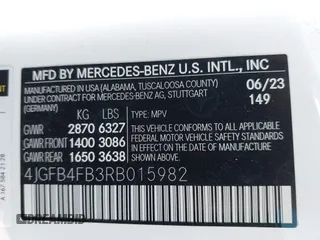 2024 Mercedes-Benz GLE 350 с VIN 4JGFB4FB3RB015982, выставлен на аукционе IAAI как лот 42289251 с пробегом 24 679 миль миль и . История ставок и продаж доступна на DreamBid. Изображение 9.