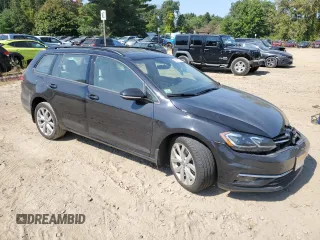 2019 Volkswagen Golf SportWagen S with VIN 3VWY57AU4KM507303, listed as a Copart auction lot 71257174 with 69,752 mi miles and Salvage Title. Bid and sale history available at carsss.com. Image 4.