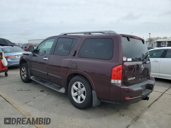 2013 Nissan Armada SL z VIN 5N1AA0ND8DN606602, wystawiony jako Copart lot #45616395 z przebiegiem 195 005 mil mil oraz Czysty tytuł • Clean title. Historia ofert i sprzedaży dostępna na DreamBid. Obrazek 2.