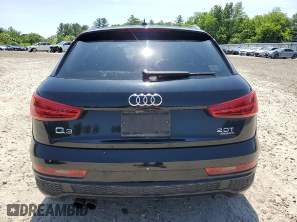 2016 Audi Q3 Prestige with VIN WA1GFCFS4GR024485, listed as a Copart auction lot 60017955 with 93,228 mi miles and Salvage title. Bid and sale history available at DreamBid. Image 6.