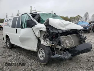 2020 Chevrolet Express Cargo with VIN 1GCWGAFP7L1271104, listed as a Copart auction lot 50661145 with Not provided miles and Salvage title. Bid and sale history available at DreamBid. Image 4.