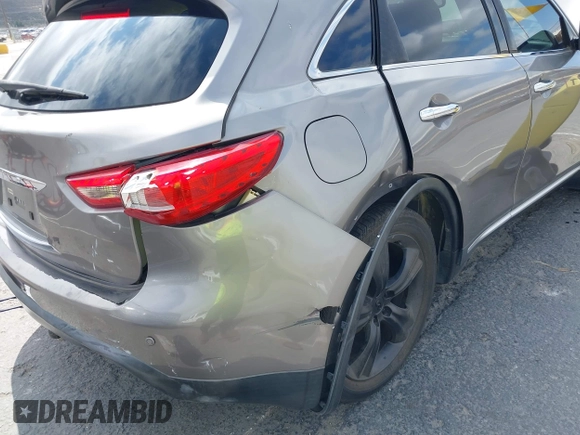 2009 Infiniti FX with VIN JNRAS18U59M101522, listed as a IAAI auction lot 42056139 with 208,496 mi miles and . Bid and sale history available at DreamBid. Image 6.