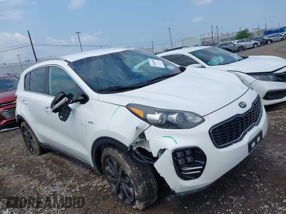2018 Kia Sportage EX with VIN KNDPNCACXJ7409142, listed as a IAAI auction lot 42665448 with 80,537 mi miles and . Bid and sale history available at DreamBid. Image 1.