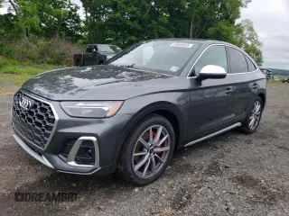 2025 Audi SQ5 Sportback Premium Plus z VIN WA124AFY5S2055870, wystawiony jako Copart lot #59092845 z przebiegiem 628 mil mil oraz Szkody całkowita. Historia ofert i sprzedaży dostępna na DreamBid. Obrazek 1.