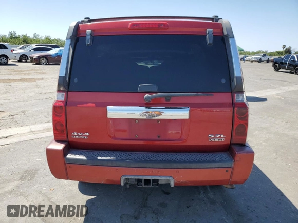 2006 Jeep Commander Limited z VIN 1J8HG582X6C171002, wystawiony jako Copart lot #62952795 z przebiegiem 221 626 mil mil oraz Szkoda całkowita • Salvage title. Historia ofert i sprzedaży dostępna na DreamBid. Obrazek 6.