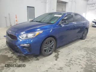 2021 Kia Forte GT-Line z VIN 3KPF34AD0ME349439, wystawiony jako Copart lot #57508855 z przebiegiem 104 172 mil mil oraz Szkoda całkowita • Salvage title. Historia ofert i sprzedaży dostępna na DreamBid. Obrazek 1.