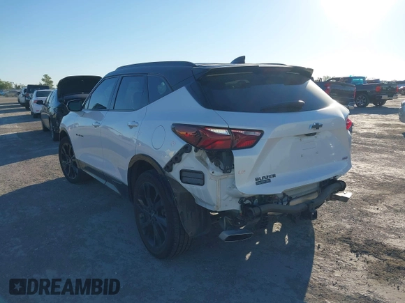 2022 Chevrolet Blazer RS с VIN 3GNKBERS2NS158531, выставлен на аукционе IAAI как лот 40607904 с пробегом 23 777 миль миль и . История ставок и продаж доступна на DreamBid. Изображение 3.