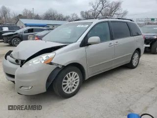 2008 Toyota Sienna XLE with VIN 5TDZK22C88S110131, listed as a Copart auction lot 47617865 with 159,036 mi miles and Salvage title. Bid and sale history available at DreamBid. Image 1.