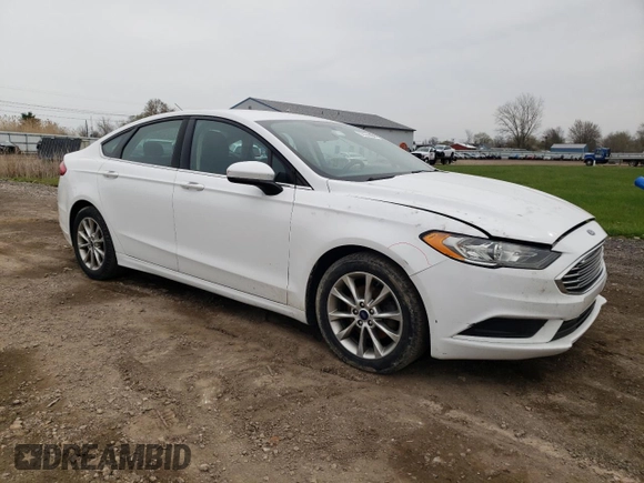 2017 Ford Fusion SE with VIN 3FA6P0H70HR170710, listed as a Copart auction lot 53024295 with 156,147 mi miles and Salvage Title. Bid and sale history available at DreamBid. Image 4.