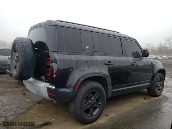 2022 Land Rover Defender S with VIN SALEJ7RX9N2087686, listed as a Copart auction lot 48174655 with 61,484 mi miles and Salvage Title. Bid and sale history available at carsss.com. Image 3.