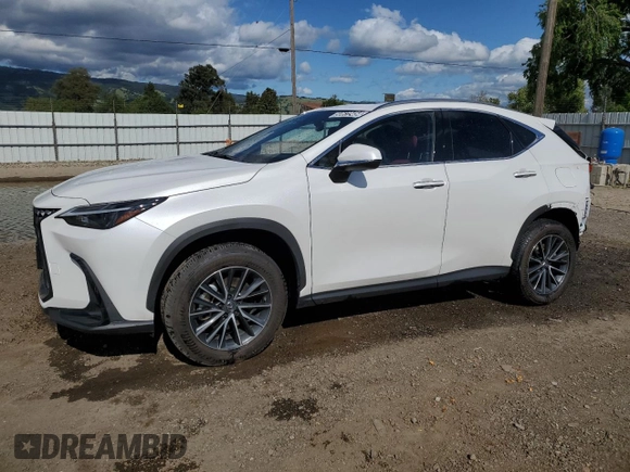 2022 Lexus NX with VIN JTJAKCEZ7N2009455, listed as a Copart auction lot 50672454 with 8,526 mi miles. Bid and sale history available at carsss.com. Image 1.