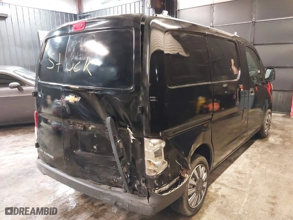 2015 Chevrolet City Express Cargo Van LS with VIN 3N63M0YN0FK714999, listed as a IAAI auction lot 41557872 with 168,030 mi miles. Bid and sale history available at carsss.com. Image 4.