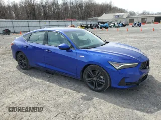 2023 Acura Integra w/A-Spec Package with VIN 19UDE4H37PA018431, listed as a Copart auction lot 49478415 with 15,168 mi miles and Salvage Title. Bid and sale history available at DreamBid. Image 4.