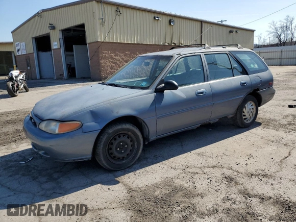 1999 Ford Escort SE with VIN 3FAFP15P3XR200937, listed as a Copart auction lot 48729535 with 184,546 mi miles and Salvage Title. Bid and sale history available at carsss.com. Image 1.