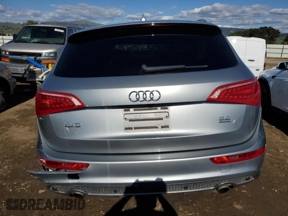 2011 Audi Q5 Prestige with VIN WA1WKAFP3BA048887, listed as a Copart auction lot 49798865 with 95,453 mi miles and Salvage title. Bid and sale history available at DreamBid. Image 6.