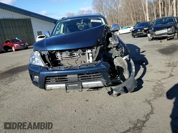2018 Nissan Armada Platinum with VIN JN8AY2NE0J9732269, listed as a Copart auction lot 84616674 with 89,443 mi miles and Salvage Title. Bid and sale history available at carsss.com. Image 11.