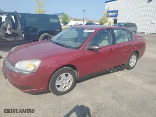 2005 Chevrolet Malibu LS with VIN 1G1ZT54815F208817, listed as a Copart auction lot 70863154 with 122,750 mi miles and Clean Title. Bid and sale history available at carsss.com. Image 1.