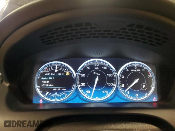 2014 Jaguar XJ Portfolio with VIN SAJWJ2GD7E8V67473, listed as a Copart auction lot 43968705 with 99,146 mi miles and Salvage title. Bid and sale history available at DreamBid. Image 9.