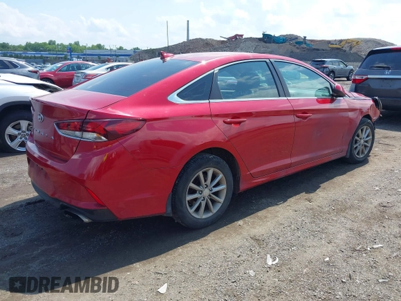 2018 Hyundai Sonata SE z VIN 5NPE24AFXJH690659, wystawiony jako IAAI lot #42351299 z przebiegiem 86 211 mil mil oraz . Historia ofert i sprzedaży dostępna na DreamBid. Obrazek 4.