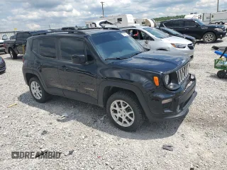 2019 Jeep Renegade Latitude z VIN ZACNJBBB9KPK59741, wystawiony jako Copart lot #57942015 z przebiegiem 61 047 mil mil oraz Szkoda całkowita • Salvage title. Historia ofert i sprzedaży dostępna na DreamBid. Obrazek 4.