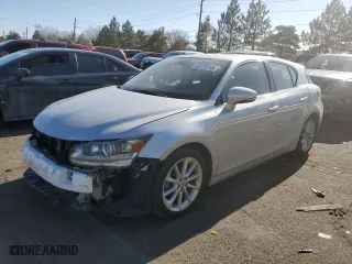 2012 Lexus CT 200h with VIN JTHKD5BH4C2111333, listed as a Copart auction lot 43272215 with 146,246 mi miles and Salvage Title. Bid and sale history available at carsss.com. Image 1.
