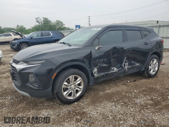 2019 Chevrolet Blazer with VIN 3GNKBBRAXKS659006, listed as a Copart auction lot 60274825 with 152,427 mi miles and Salvage title. Bid and sale history available at DreamBid. Image 1.