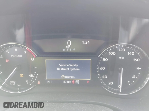 2020 Cadillac XT5 Premium Luxury AWD with VIN 1GYKNDRS2LZ183191, listed as a IAAI auction lot 41217033 with 87,307 mi miles. Bid and sale history available at carsss.com. Image 7.