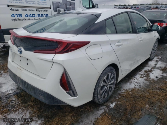 2021 Toyota Prius Prime LE with VIN JTDKAMFP2M3175212, listed as a Copart auction lot 49790125 with 41,566 mi miles and Salvage Title. Bid and sale history available at carsss.com. Image 3.