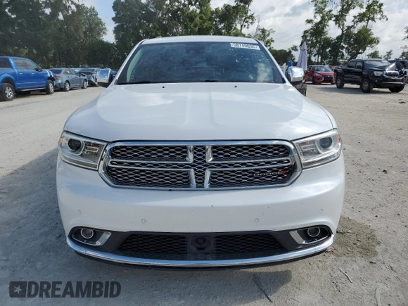 2018 Dodge Durango Citadel with VIN 1C4RDHEG4JC115118, listed as a Copart auction lot 60633055 with 77,665 mi miles and Salvage title. Bid and sale history available at DreamBid. Image 5.