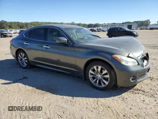 2013 Infiniti M37 with VIN JN1BY1AP2DM510404, listed as a Copart auction lot 76295144 with 134,586 mi miles and Salvage Title. Bid and sale history available at carsss.com. Image 4.