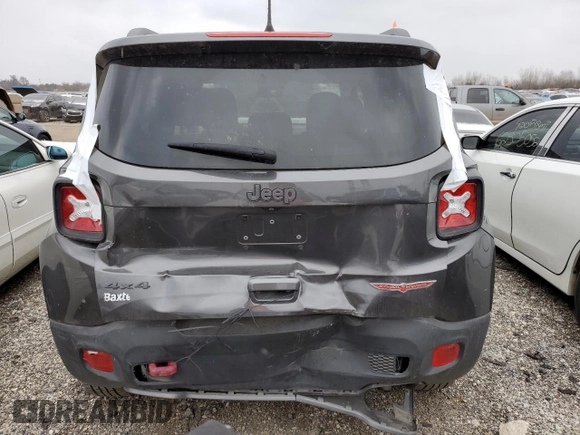 2020 Jeep Renegade Trailhawk z VIN ZACNJBC11LPL31734, wystawiony jako Copart lot #67202952 z przebiegiem 12 368 mil mil oraz Nie do naprawy • Non repairable. Historia ofert i sprzedaży dostępna na DreamBid. Obrazek 6.