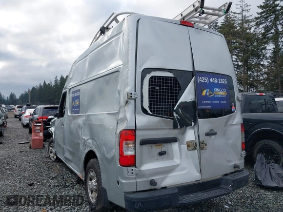 2013 Nissan NV SV with VIN 1N6AF0LXXDN111513, listed as a IAAI auction lot 41405740 with 1 mi miles. Bid and sale history available at carsss.com. Image 3.