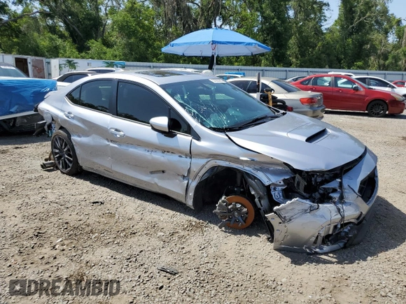 2022 Subaru WRX Premium with VIN JF1VBAF64N9007303, listed as a Copart auction lot 57063265 with 16,578 mi miles and Non repairable. Bid and sale history available at DreamBid. Image 4.