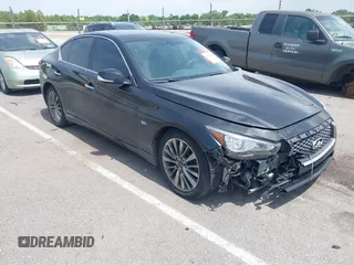 2020 Infiniti Q50 Luxe with VIN JN1EV7AR9LM251533, listed as a IAAI auction lot 42634742 with 104,672 mi miles and . Bid and sale history available at DreamBid. Image 1.