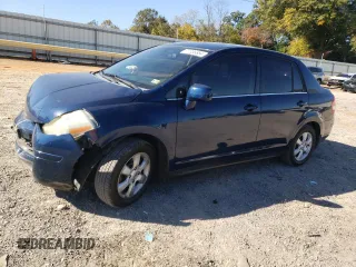 2007 Nissan Versa 1.8 SL with VIN 3N1BC11E57L407117, listed as a Copart auction lot 77336884 with 193,869 mi miles and Salvage Title. Bid and sale history available at carsss.com. Image 1.